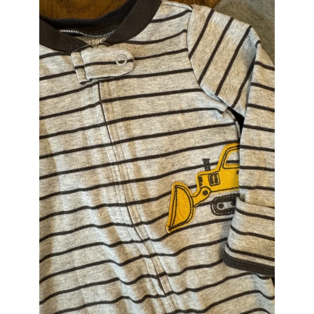 Carters‎ Nike Baby Boy 3 Months Footed Sleepers Pajamas Outfits Clothes Lot Logo